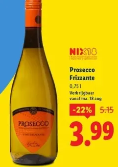 Aanbieding: Prosecco Frizzante