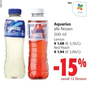 Aanbieding: Aquarius alle flessen