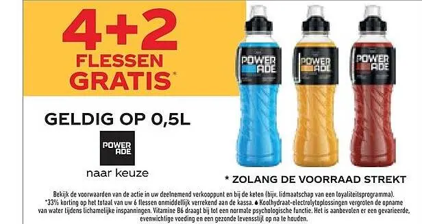 Promotie: Powerade