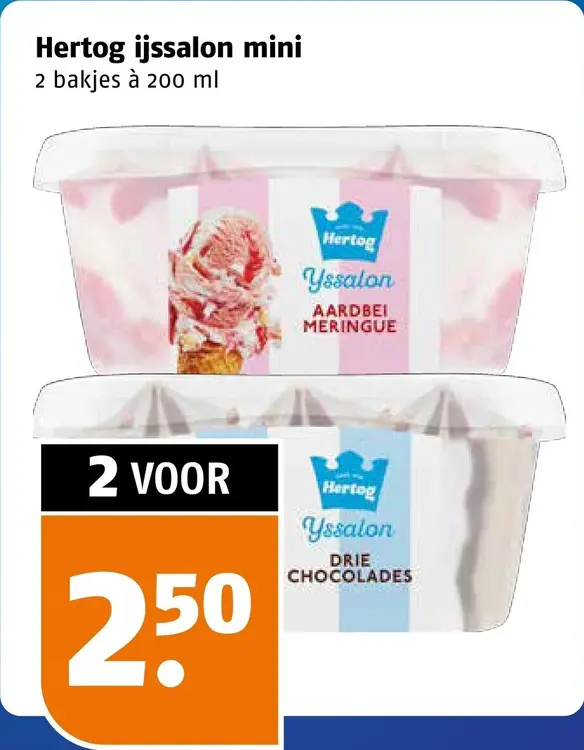 Aanbieding: Hertog Ijssalon mini