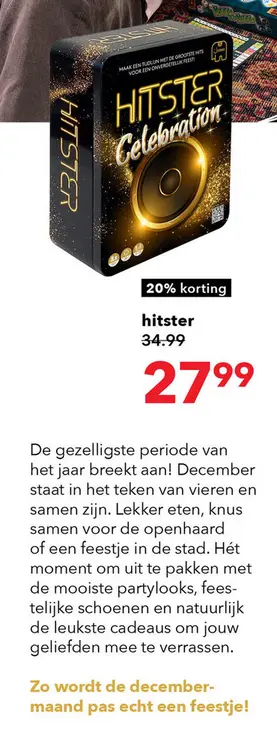 Aanbieding: Hitster Celebration Mix