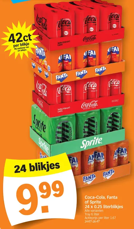 Promotie: Coca-Cola, Fanta of Sprite