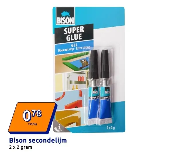 Aanbieding: Bison secondelijm
