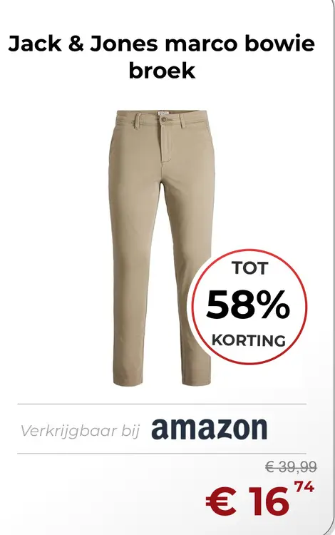 Aanbieding: marco bowie broek