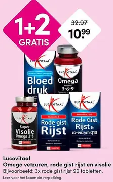 Aanbieding: Omega vetzuren, rode gist rijst en visolie