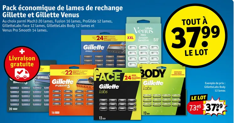 Offre: Pack économique de lames de rechange