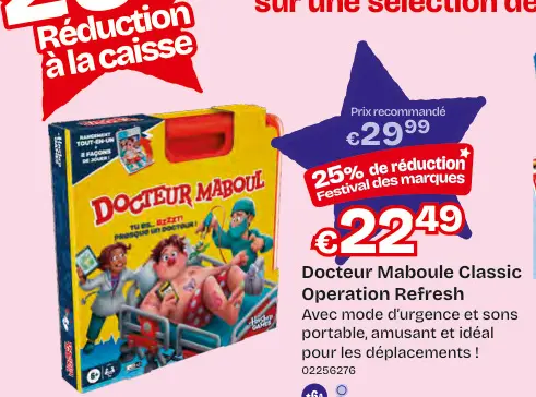 Offre: Docteur Maboule Classic Operation Refresh