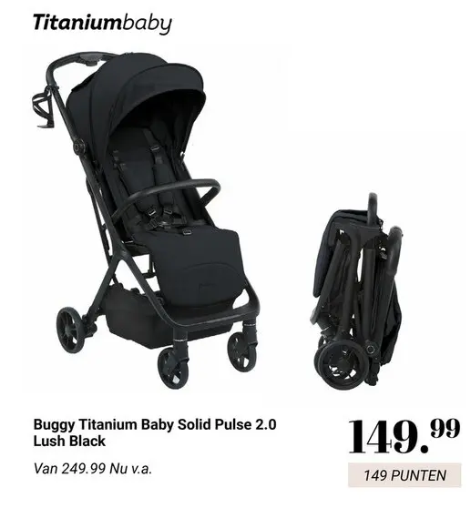 Aanbieding: Buggy Solid Pulse 2.0 Lush Black