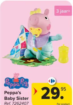 Promotie: Peppa's Baby Sister