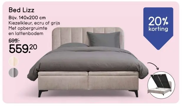 Aanbieding: Bed Lizz