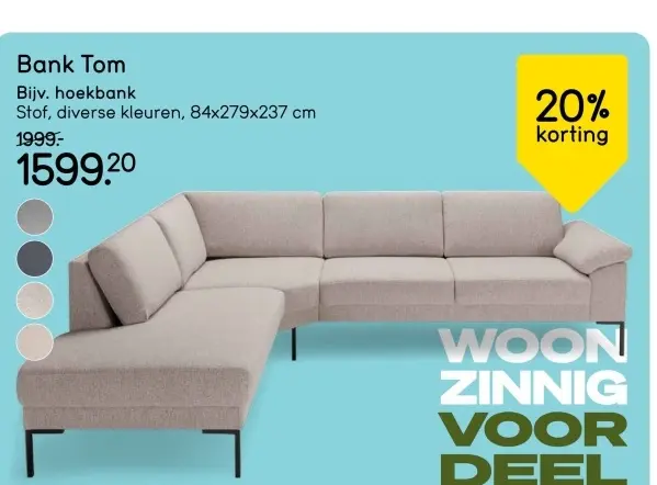 Aanbieding: Bank Tom