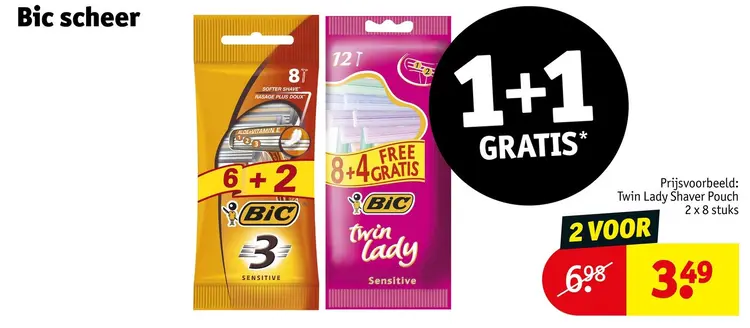 Aanbieding: Bic scheer