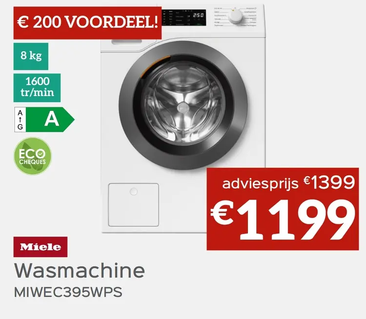Promotie: Wasmachine