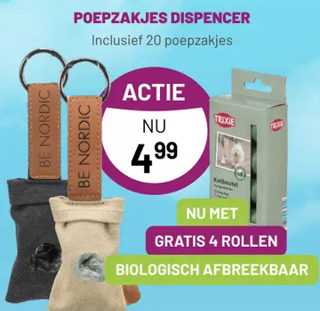 Aanbieding: Poepzakjes dispencer