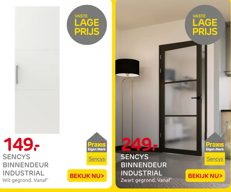 Aanbieding: Sencys binnendeur industrial