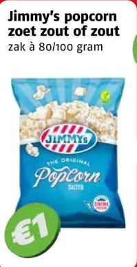 Aanbieding: Jimmy's popcorn