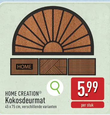 Promotie: Kokosdeurmat