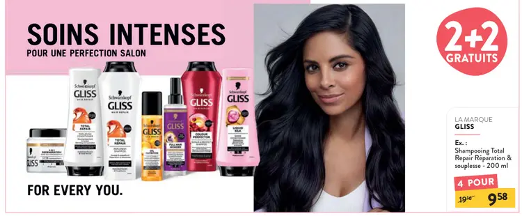 Offre: Shampooing Total Repair Réparation & soupless