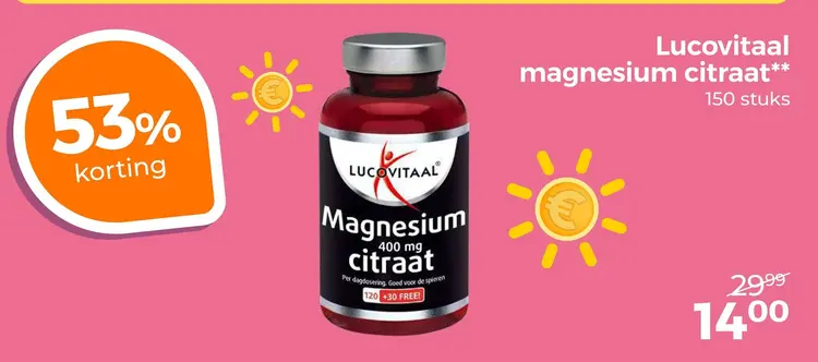 Aanbieding: Magnesium citraat