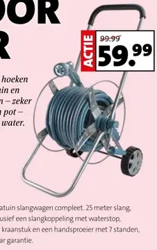 Aanbieding: tuin slangwagen compleet