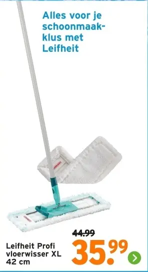 Aanbieding: Profi vloerwisser XL