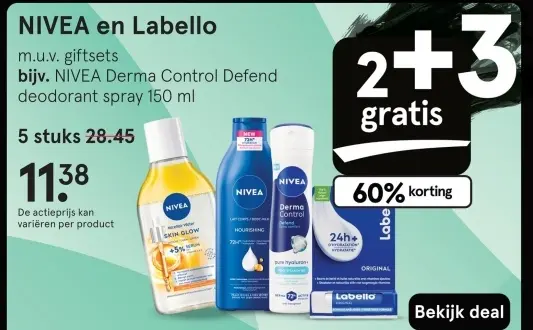 Aanbieding: NIVEA en Labello