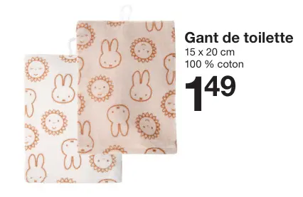 Offre: Gant de toilette