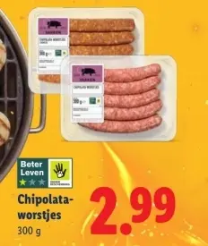 Aanbieding: Chipolata-worstjes