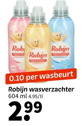 Promotie: Robijn wasverzachter