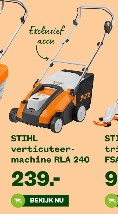 Aanbieding: Verticuteermachine RLA 240