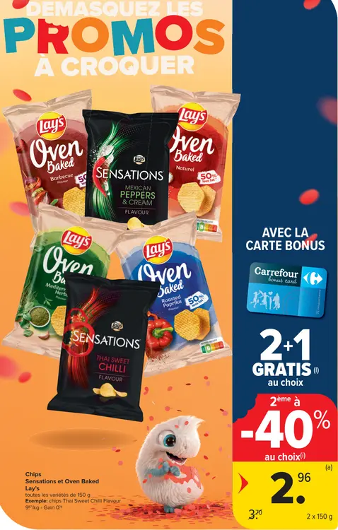 Offre: Chips Sensations et Oven Baked