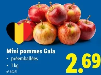 Offre: Mini pommes Gala