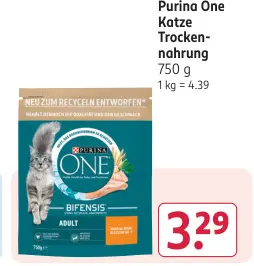 Aanbieding: Purina One Katze Trocken-nahrung