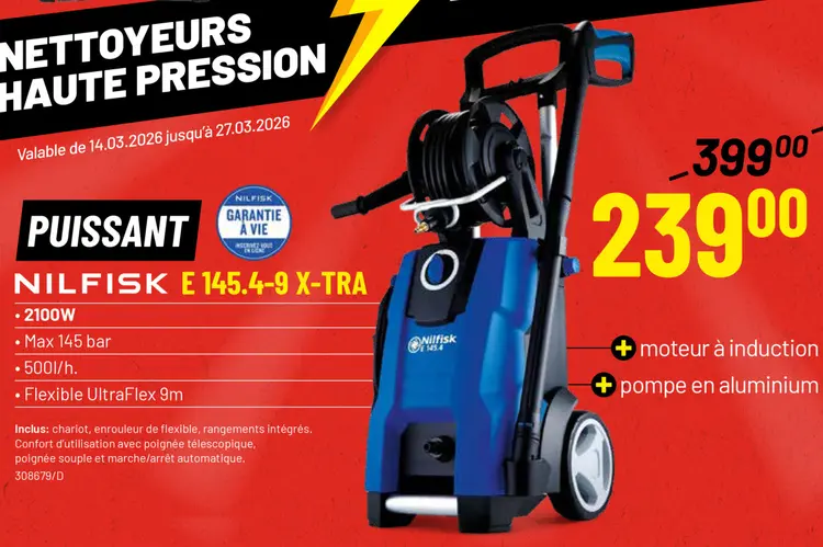 Offre: Nettoyeurs haute pression NILFISK e 145.4-9 x