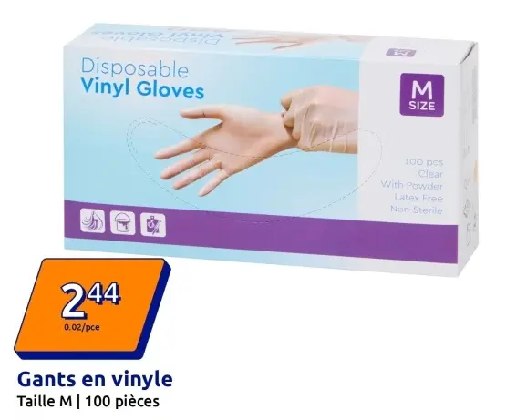 Offre: Gants en vinyle