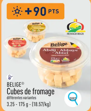 Offre: Cubes de fromage
