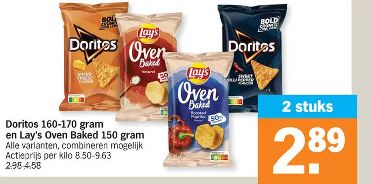 Promotie: Doritos en Lay's Oven Baked