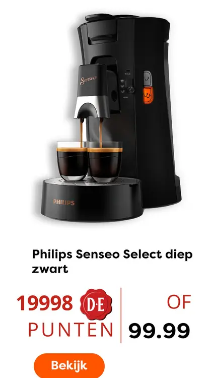 Aanbieding: Senseo Select diep zwart