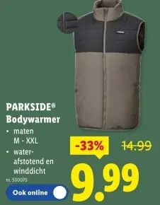 Promotie: Bodywarmer