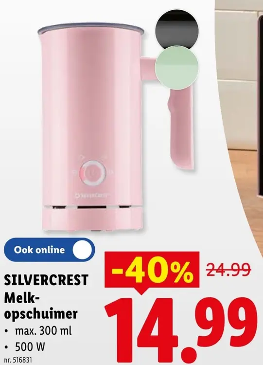 Promotie: Melkopschuimer