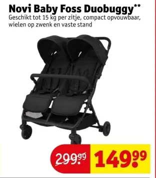 Aanbieding: Novi Baby Foss Duobuggy