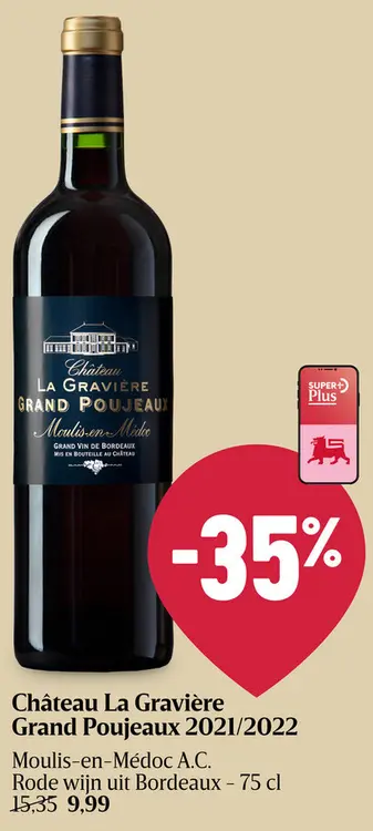 Aanbieding: Château La Gravière Grand Poujeaux