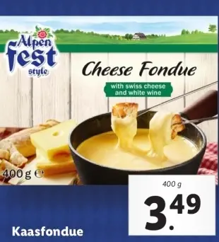 Aanbieding: Kaasfondue
