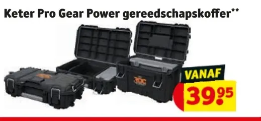 Aanbieding: Keter Pro Gear Power gereedschapskoffer