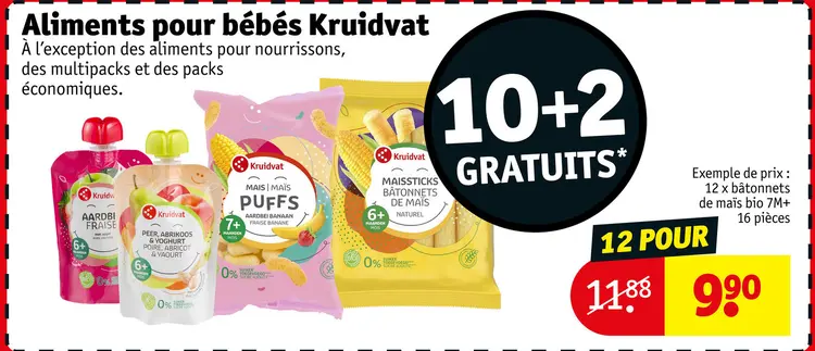 Offre: Aliments pour bébés