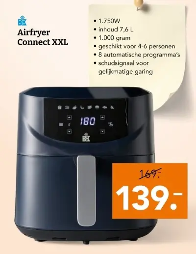 Aanbieding: Airfryer Connect XXL