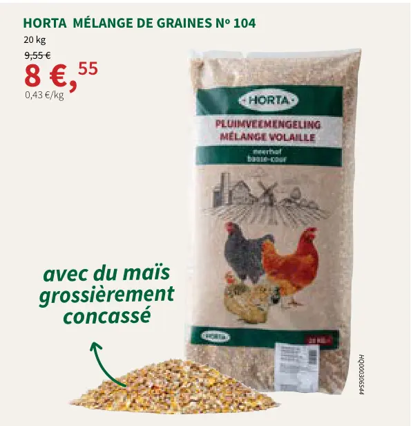 Offre: Mélange de graines nº 104