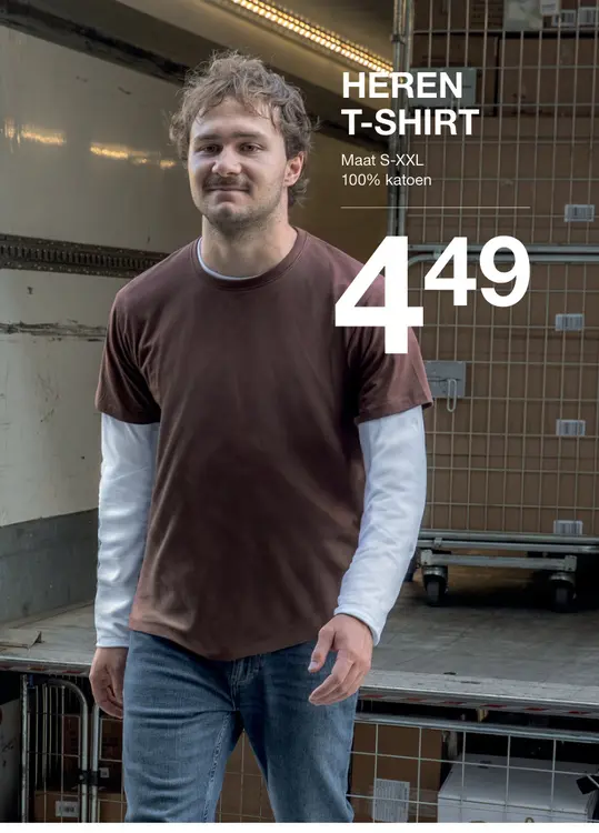 Promotie: Heren t-shirt
