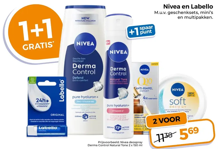 Aanbieding: Nivea en Labello