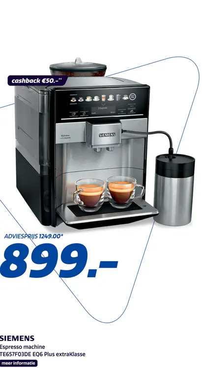 Aanbieding: Siemens TE657F03DE EQ6 Plus extraKlasse
